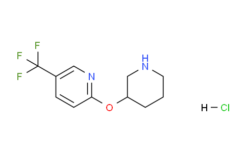 CAS No. 1220037-04-6, 2-(Piperidin-3-yloxy)-5-(trifluoromethyl)pyridine hydrochloride