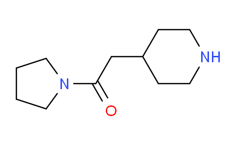CAS No. 666853-05-0, 2-(Piperidin-4-yl)-1-(pyrrolidin-1-yl)ethanone