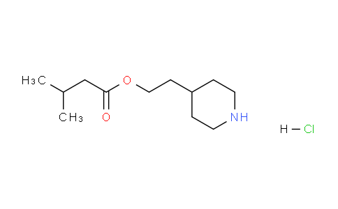 CAS No. 1219948-58-9, 2-(Piperidin-4-yl)ethyl 3-methylbutanoate hydrochloride