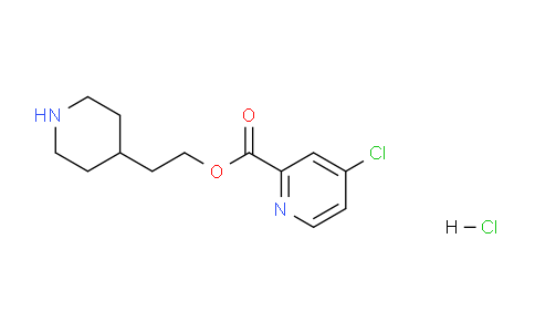 CAS No. 1220031-37-7, 2-(Piperidin-4-yl)ethyl 4-chloropicolinate hydrochloride