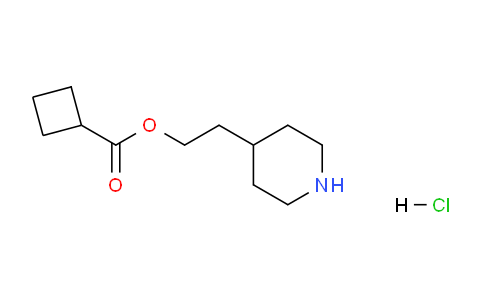 CAS No. 1219960-63-0, 2-(Piperidin-4-yl)ethyl cyclobutanecarboxylate hydrochloride