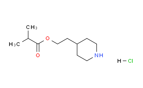 CAS No. 1219948-59-0, 2-(Piperidin-4-yl)ethyl isobutyrate hydrochloride