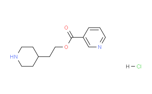CAS No. 1219981-10-8, 2-(Piperidin-4-yl)ethyl nicotinate hydrochloride