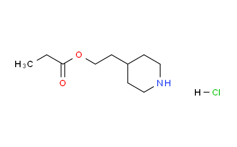 CAS No. 184044-16-4, 2-(Piperidin-4-yl)ethyl propionate hydrochloride