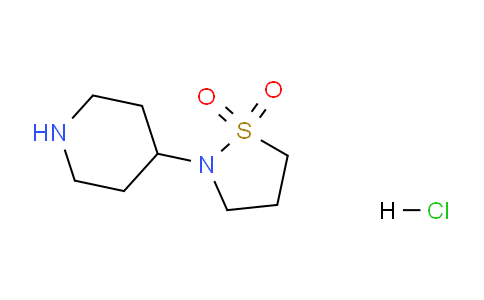 CAS No. 1286274-60-9, 2-(Piperidin-4-yl)isothiazolidine 1,1-dioxide hydrochloride