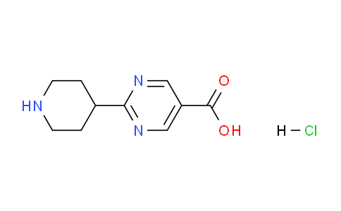 CAS No. 1447607-42-2, 2-(Piperidin-4-yl)pyrimidine-5-carboxylic acid hydrochloride