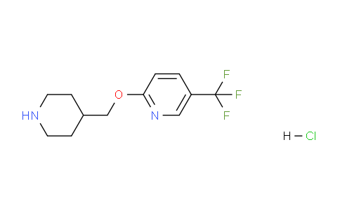 CAS No. 1220036-99-6, 2-(Piperidin-4-ylmethoxy)-5-(trifluoromethyl)pyridine hydrochloride