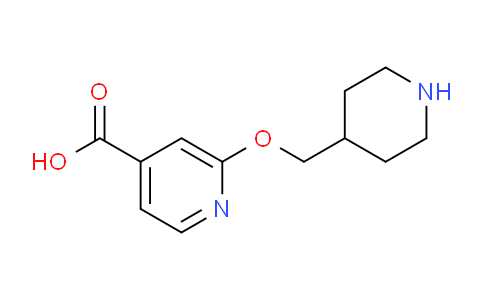 CAS No. 1215707-27-9, 2-(Piperidin-4-ylmethoxy)isonicotinic acid
