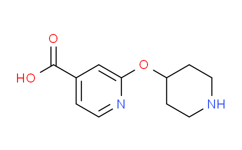 CAS No. 1086379-88-5, 2-(Piperidin-4-yloxy)isonicotinic acid