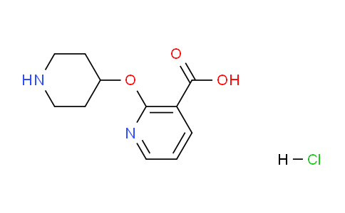 CAS No. 1187930-03-5, 2-(Piperidin-4-yloxy)nicotinic acid hydrochloride