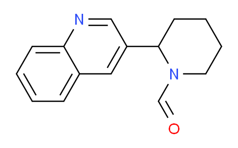 CAS No. 1352541-28-6, 2-(Quinolin-3-yl)piperidine-1-carbaldehyde