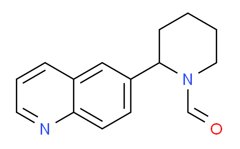 CAS No. 1355236-22-4, 2-(Quinolin-6-yl)piperidine-1-carbaldehyde