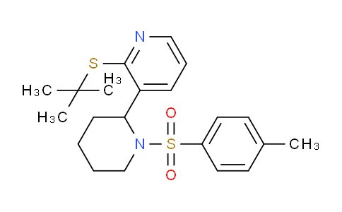 CAS No. 1352526-32-9, 2-(tert-Butylthio)-3-(1-tosylpiperidin-2-yl)pyridine