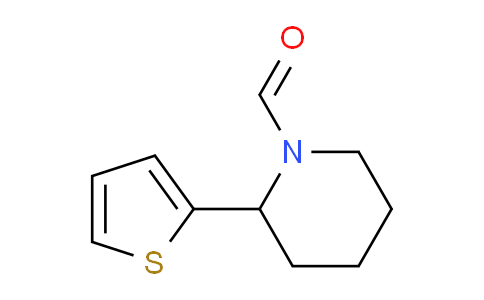CAS No. 130753-35-4, 2-(Thiophen-2-yl)piperidine-1-carbaldehyde