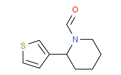 CAS No. 1355230-28-2, 2-(Thiophen-3-yl)piperidine-1-carbaldehyde