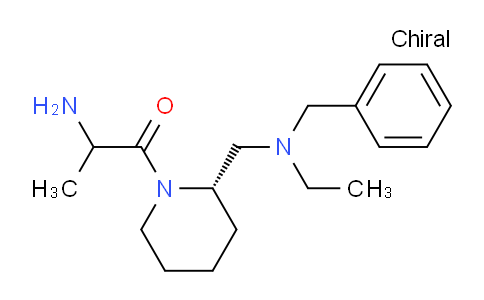 CAS No. 1354029-44-9, 2-Amino-1-((S)-2-((benzyl(ethyl)amino)methyl)piperidin-1-yl)propan-1-one
