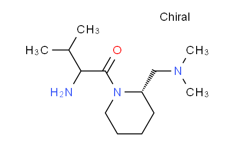 CAS No. 1354024-04-6, 2-Amino-1-((S)-2-((dimethylamino)methyl)piperidin-1-yl)-3-methylbutan-1-one