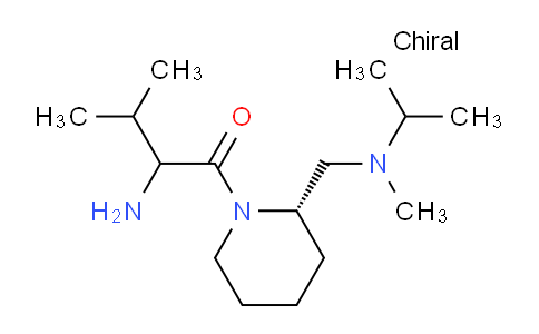 CAS No. 1354028-48-0, 2-Amino-1-((S)-2-((isopropyl(methyl)amino)methyl)piperidin-1-yl)-3-methylbutan-1-one
