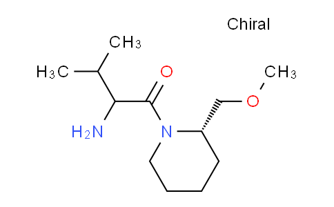 CAS No. 1354028-96-8, 2-Amino-1-((S)-2-(methoxymethyl)piperidin-1-yl)-3-methylbutan-1-one