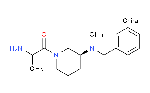 CAS No. 1354026-44-0, 2-Amino-1-((S)-3-(benzyl(methyl)amino)piperidin-1-yl)propan-1-one