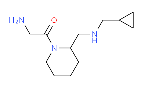 CAS No. 1353975-20-8, 2-Amino-1-(2-(((cyclopropylmethyl)amino)methyl)piperidin-1-yl)ethanone