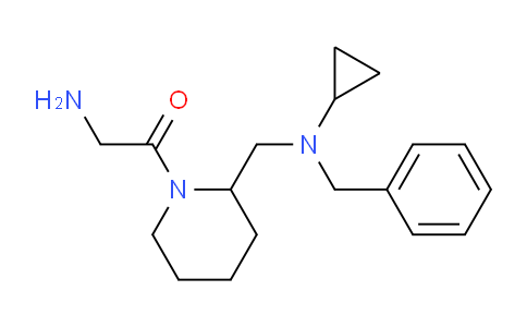 CAS No. 1353975-97-9, 2-Amino-1-(2-((benzyl(cyclopropyl)amino)methyl)piperidin-1-yl)ethanone