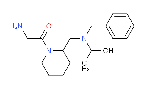 CAS No. 1353975-44-6, 2-Amino-1-(2-((benzyl(isopropyl)amino)methyl)piperidin-1-yl)ethanone