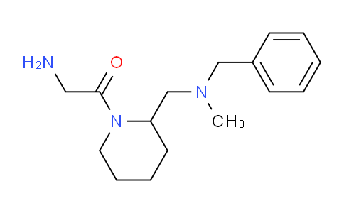 CAS No. 1353948-22-7, 2-Amino-1-(2-((benzyl(methyl)amino)methyl)piperidin-1-yl)ethanone