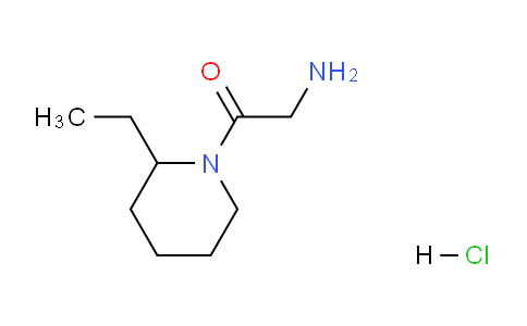 CAS No. 1220018-13-2, 2-Amino-1-(2-ethylpiperidin-1-yl)ethanone hydrochloride