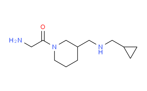 CAS No. 1353975-24-2, 2-Amino-1-(3-(((cyclopropylmethyl)amino)methyl)piperidin-1-yl)ethanone