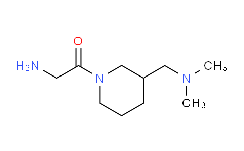 CAS No. 1353977-88-4, 2-Amino-1-(3-((dimethylamino)methyl)piperidin-1-yl)ethanone