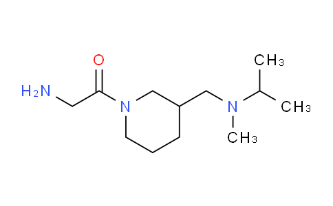 CAS No. 1353954-15-0, 2-Amino-1-(3-((isopropyl(methyl)amino)methyl)piperidin-1-yl)ethanone