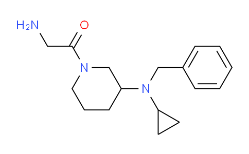 CAS No. 1353977-83-9, 2-Amino-1-(3-(benzyl(cyclopropyl)amino)piperidin-1-yl)ethanone