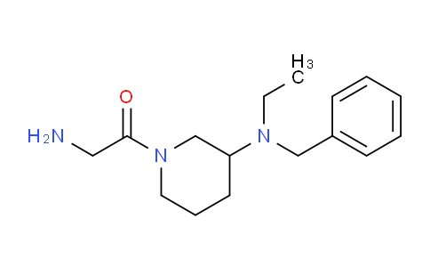 CAS No. 1353944-86-1, 2-Amino-1-(3-(benzyl(ethyl)amino)piperidin-1-yl)ethanone