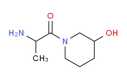 CAS No. 1188519-08-5, 2-Amino-1-(3-hydroxypiperidin-1-yl)propan-1-one