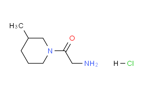 CAS No. 1220017-88-8, 2-Amino-1-(3-methylpiperidin-1-yl)ethanone hydrochloride
