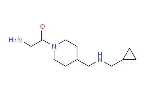 CAS No. 1353954-32-1, 2-Amino-1-(4-(((cyclopropylmethyl)amino)methyl)piperidin-1-yl)ethanone