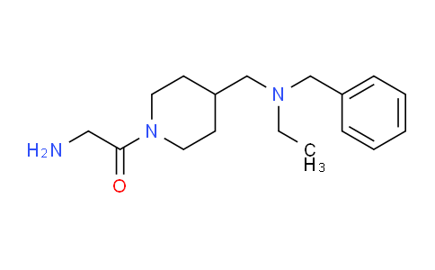 CAS No. 1353988-15-4, 2-Amino-1-(4-((benzyl(ethyl)amino)methyl)piperidin-1-yl)ethanone
