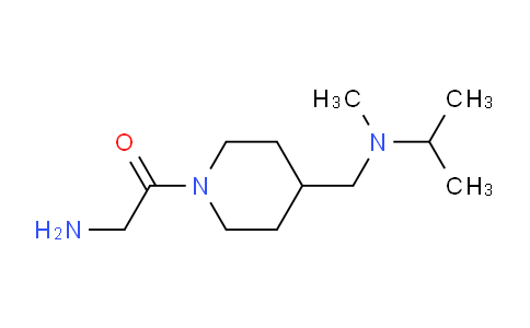 CAS No. 1184738-41-7, 2-Amino-1-(4-((isopropyl(methyl)amino)methyl)piperidin-1-yl)ethanone