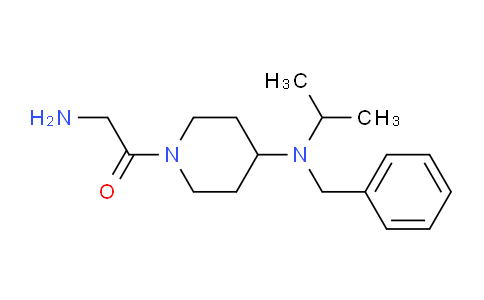 CAS No. 1353973-02-0, 2-Amino-1-(4-(benzyl(isopropyl)amino)piperidin-1-yl)ethanone