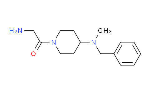 CAS No. 1353944-90-7, 2-Amino-1-(4-(benzyl(methyl)amino)piperidin-1-yl)ethanone