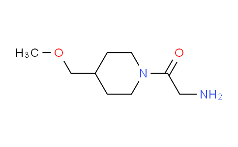 CAS No. 1342959-54-9, 2-Amino-1-(4-(methoxymethyl)piperidin-1-yl)ethanone