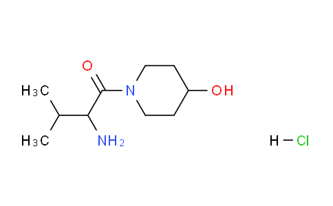 CAS No. 1236272-30-2, 2-Amino-1-(4-hydroxypiperidin-1-yl)-3-methylbutan-1-one hydrochloride