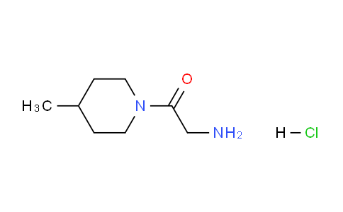 CAS No. 1219972-14-1, 2-Amino-1-(4-methylpiperidin-1-yl)ethanone hydrochloride