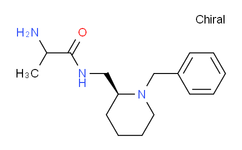 CAS No. 1354032-58-8, 2-Amino-N-(((S)-1-benzylpiperidin-2-yl)methyl)propanamide