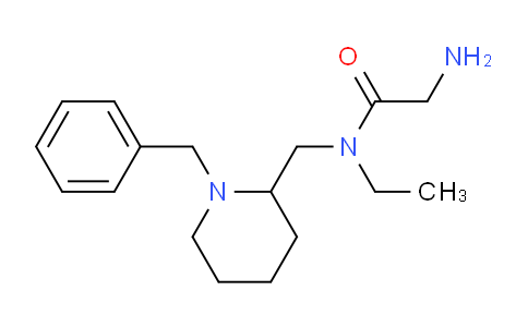 CAS No. 1353986-34-1, 2-Amino-N-((1-benzylpiperidin-2-yl)methyl)-N-ethylacetamide