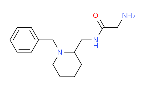 CAS No. 1353971-56-8, 2-Amino-N-((1-benzylpiperidin-2-yl)methyl)acetamide