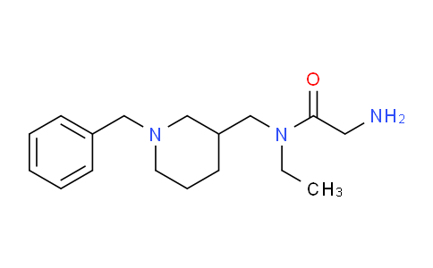 CAS No. 1353984-89-0, 2-Amino-N-((1-benzylpiperidin-3-yl)methyl)-N-ethylacetamide
