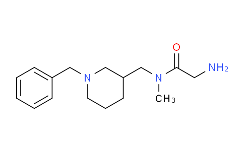 CAS No. 1353975-85-5, 2-Amino-N-((1-benzylpiperidin-3-yl)methyl)-N-methylacetamide