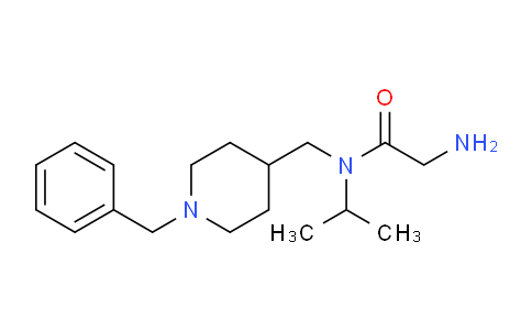 CAS No. 1353984-53-8, 2-Amino-N-((1-benzylpiperidin-4-yl)methyl)-N-isopropylacetamide